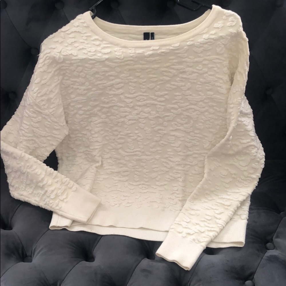 Marciano White Cheetah Print sweater